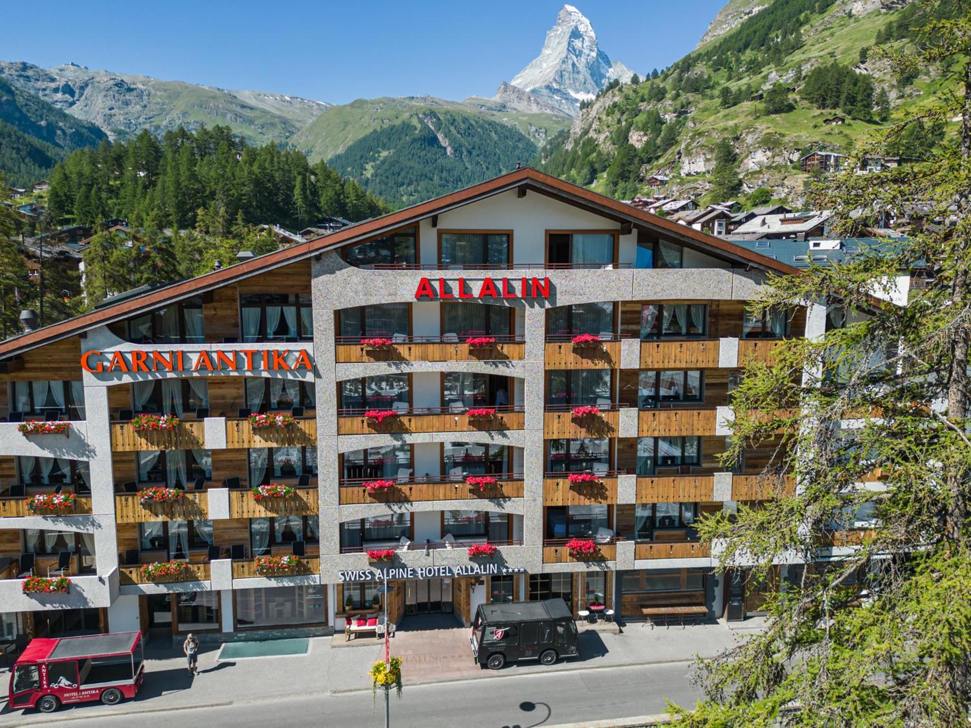 Swiss Alpine Hotel Allalin Zermatt Exteriör bild