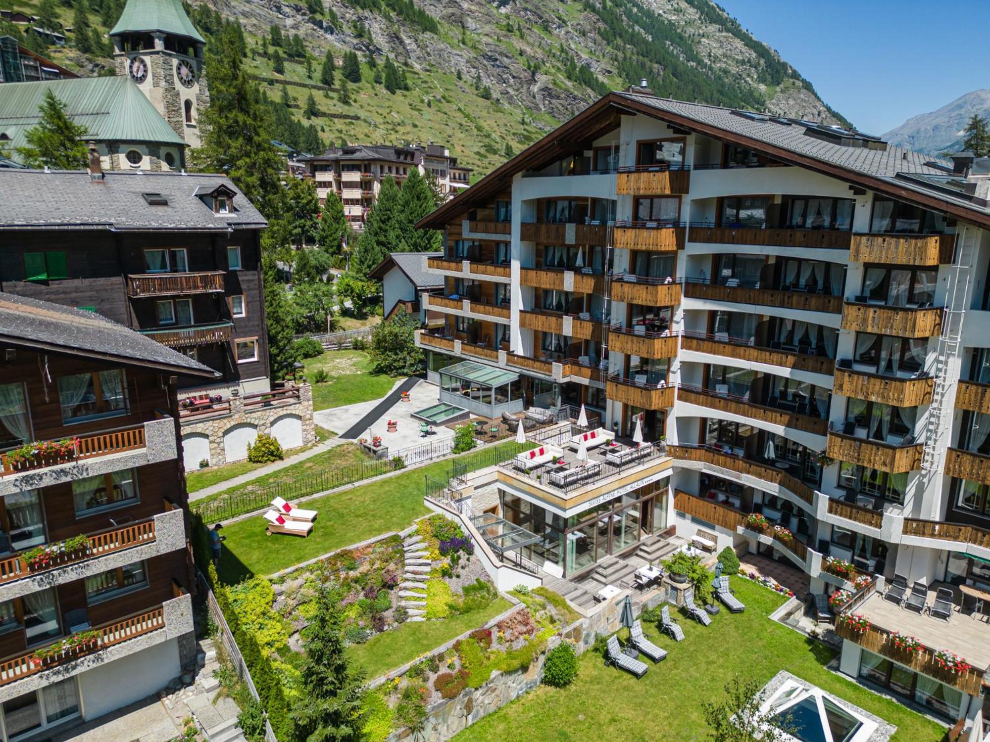 Swiss Alpine Hotel Allalin Zermatt Exteriör bild