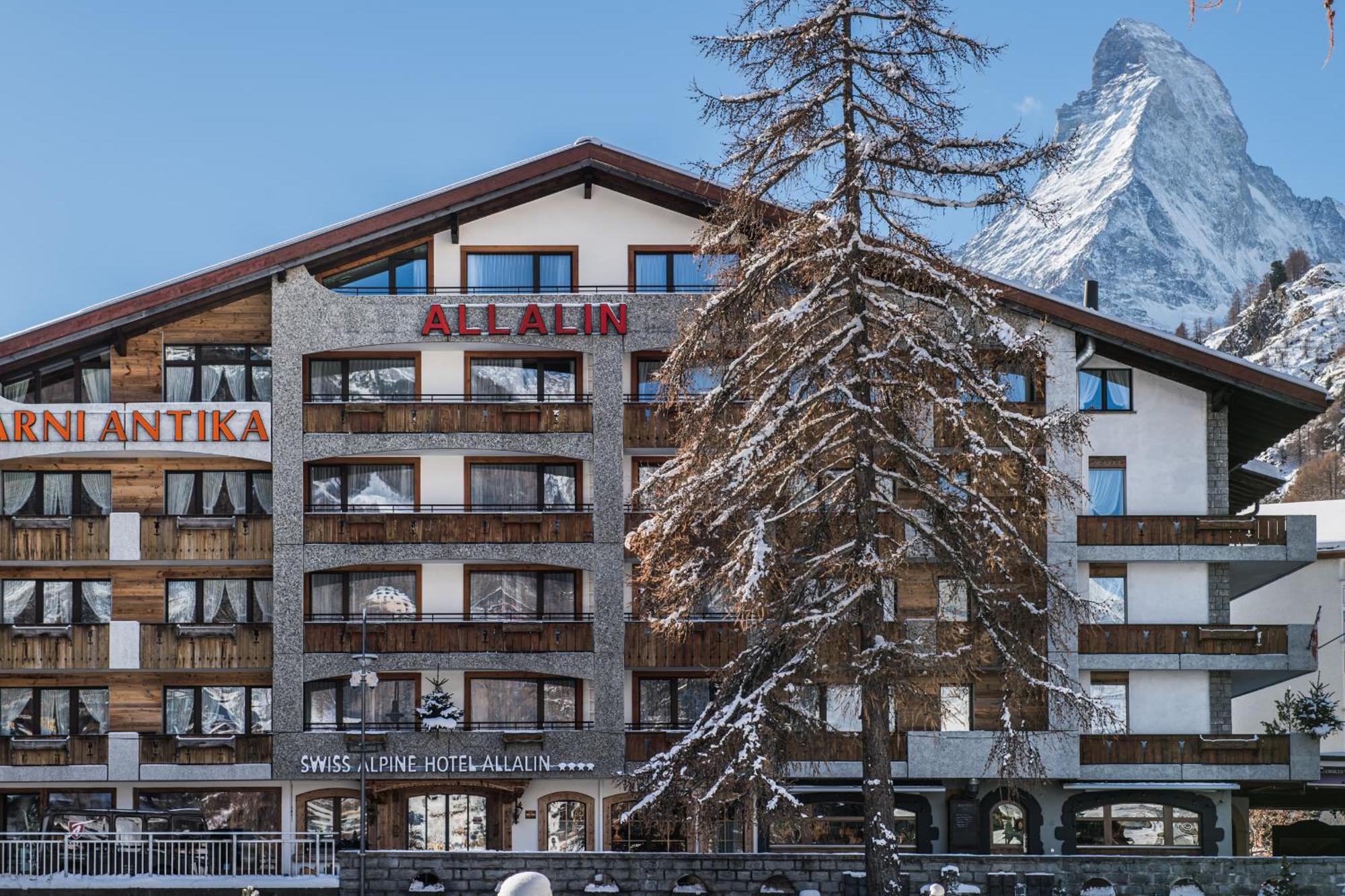 Swiss Alpine Hotel Allalin Zermatt Exteriör bild